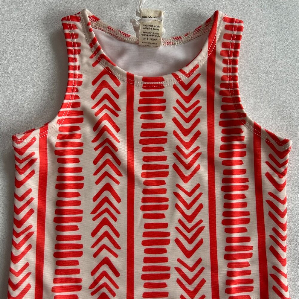 Kate Quinn Baby Swim Top 6-12M Emberglow Mosaic UPF 50+ NWT